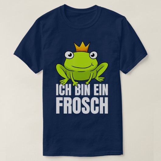 イッチビンインフロシュカエル恋人 Tシャツ (デザイン正面)