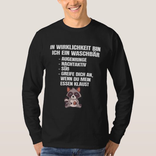 イッチビンエインラクーンアニマルズアイディア Tシャツ (正面)