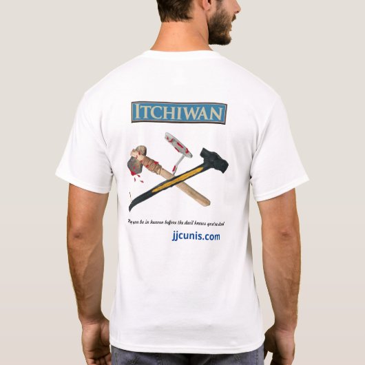 イッチーワンのアイルランドのお守りTシャツ Tシャツ (裏面)