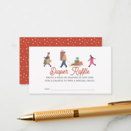 イッツアヴィレッジホリデーおむつラッフルチケット エンクロージャーカード