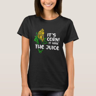 イッツコーン ジュースが入ってる Meme _ かわいい子どものとうもろこし S Tシャツ