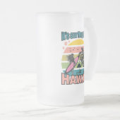 イッツタイムサーフィン – ハワイ フロストグラスビールジョッキ (正面右)