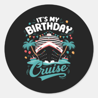 イッツマイ誕生日クルーズバケーションバースデーパーティーCr ラウンドシール