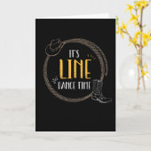 イッツラインダンスタイムライン踊り カード (黄色い花)