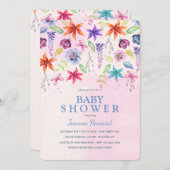 イッツレイニングフラワーズ招待状 招待状 (正面/裏面)