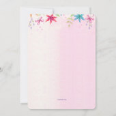 イッツレイニングフラワーズ招待状 招待状 (裏面)