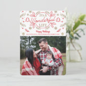 イッツ・ア・ワンダフル・ライフ オーダーメイド フォトカード シーズンカード (スタンド正面)