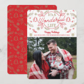 イッツ・ア・ワンダフル・ライフ オーダーメイド フォトカード シーズンカード (正面/裏面)