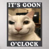 イッツ ガン オクロック 笑う 猫 ポスター (正面)
