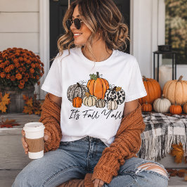 イッツ・フォール・ヤル・パンプキン・パッチ・タイポグラフィ トライブレンドTシャツ