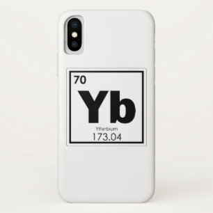 イッテルビウム化学元素シンボル化学式 iPhone X ケース