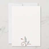 イットアガールフォトベビーシャワー招待状カスタム2 招待状 (裏面)