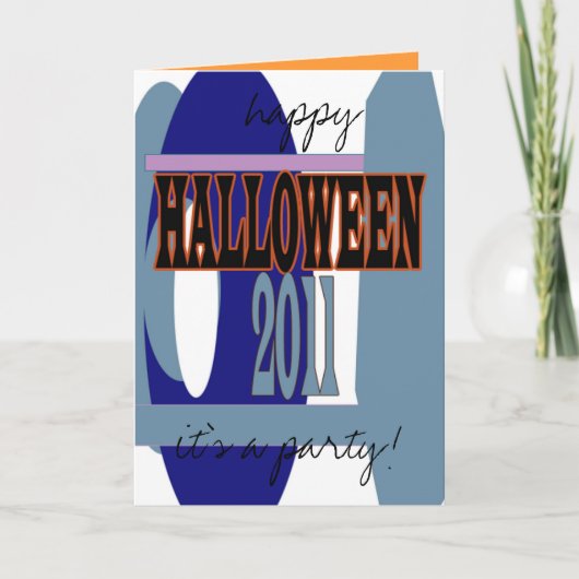 イットアザパーティーハロウィーンスタイル 招待状 (正面)