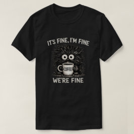 イットゥズ・ファイン コーヒーモンスター 引用 作品 Tシャツ