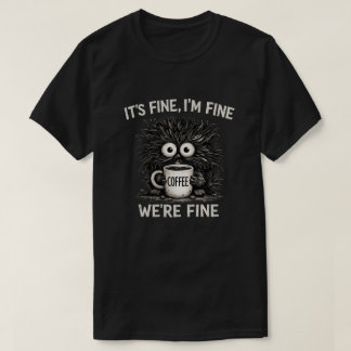 イットゥズ・ファイン コーヒーモンスター 引用 作品 Tシャツ