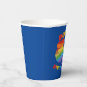 イットドポップ・アートのットデイTレックス誕生日ガールステンレススチール 紙コップ (右)