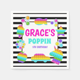 イッポップ・アートのジットナプキン スタンダードカクテルナプキン