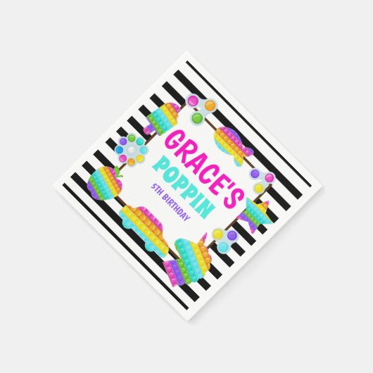 イッポップ・アートのジットナプキン スタンダードカクテルナプキン (角)