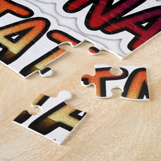 イッ保シンプルハクナマタタアートプリント ジグソーパズル (側面)