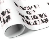 イッ保シンプルハクナマタタアートプリント ラッピングペーパー (ロールコーナー)