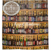 イッ保スなシャワーカーテンビール シャワーカーテン (正面)