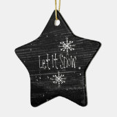 イッ初期のトスノーオーナメント セラミックオーナメント (左)