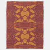 イツパパロトル150の火災 フリースブランケット (正面)