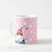 イティビッティ編み物ドギーマグ コーヒーマグカップ (正面左)