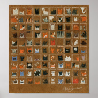 イティビット猫ちゃんオリジナル ポスター