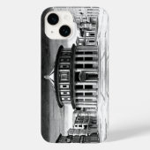 イデアルシティルネッサンスアーキテクチャー白黒 Case-Mate iPhoneケース (裏面)
