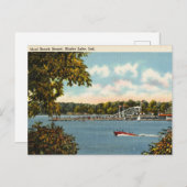 イデアルビーチリゾートシャファーレイクインディアナ ポストカード (正面/裏面)