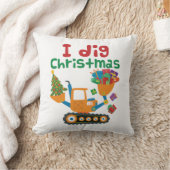 イディグクリスマスクリスマスホリデーショベル クッション (ブランケット)