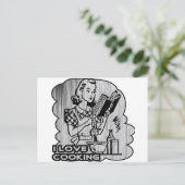 イディグ料理ガーニッシュ ポストカード (スタンド正面)