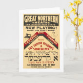 イディッシュの劇場のテーラー1938 WPA カード (黄色い花)