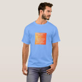 イディッシュ語の天気予報 Tシャツ (正面フル)