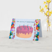 イディッシュ カード (黄色い花)