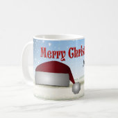 イディリックスセレネクリスマスズマジカルスノウおもしろいンサンタ コーヒーマグカップ (正面左)