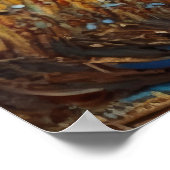 イディルックゴールデンウィートフィールドメドウ ポスター (角)