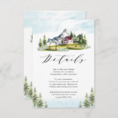 イディルマウンテンパインフォレ結婚スト詳細 エンクロージャーカード (正面/裏面)