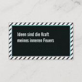 イデエンゲバーヴィスティンカルテ 名刺 (裏面)