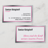 イデエンゲバーヴィスティンカルテ 名刺 (正面/裏面)