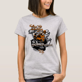 イデオロギーに燃えるロードウォリアー、バイク Tシャツ