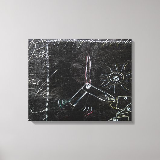 イデスブランシュ&タブルオーノワール1 in4pieces Canvas キャンバスプリント (正面)