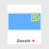 イデール・ウラル州国旗（1917年～1918年） シール (シート)