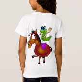 イデ・ズミヤ2 - ランニングスネーク2 Tシャツ (裏面)