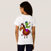 イデ・ズミヤ2 - ランニングスネーク2 Tシャツ (裏面フル)