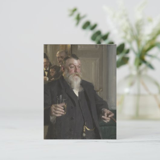 イドゥン協会での乾杯（アンダース・ゾーン） ポストカード (スタンド正面)