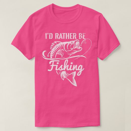 イドネイビー魚釣りおもしろい漁師おもしろい魚釣り Tシャツ (デザイン正面)