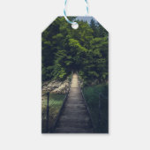 イドリジシンプルカ・スラブ川にかかる吊り橋 ギフトタグ (正面)