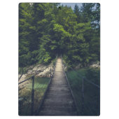 イドリジシンプルカ・スラブ川にかかる吊り橋 クリップボード (裏面)